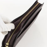 Louis Vuitton Pochette Baikal Clutch Taiga Leather - image 13