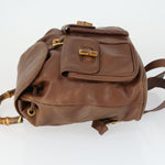 Gucci Vintage Bamboo Backpack Leather - image 4
