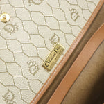 Christian Dior Vintage Honeycomb chain Canvas - image 11
