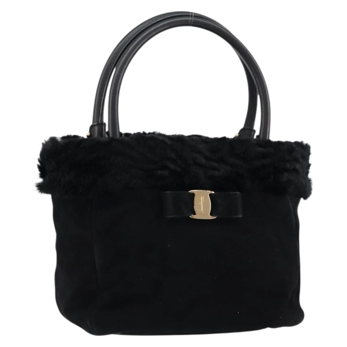 Salvatore Ferragamo Vala Handbag Suede - image 1