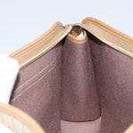 Christian Dior Vintage Honeycomb Zip Pouch Canvas and Leather - image 15
