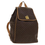 Celine Vintage Drawstring Flap Backpack Macadam Coated Canvas - image 15