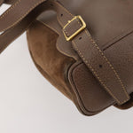 Gucci Gucci bamboo backpack daim mini - image 12