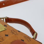 MCM Visetos Shoulder bag Canvas and Leather - image 19