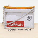 Louis Vuitton Double Flat Messenger Bag Limited Edition Logo Story Monogram Canvas and Denim - image 14