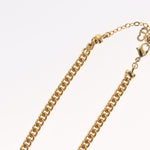 Christian Dior Vintage CD Pendant Necklace Metal - image 12