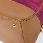 Celine Vintage Macadam Handbag C Macadam Suede - image 11