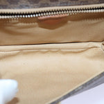 Celine Vintage Macadam Shoulder Bag Canvas and Leather - image 5
