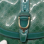 Gucci Vintage Flap Shoulder Bag Patent Leather - image 14