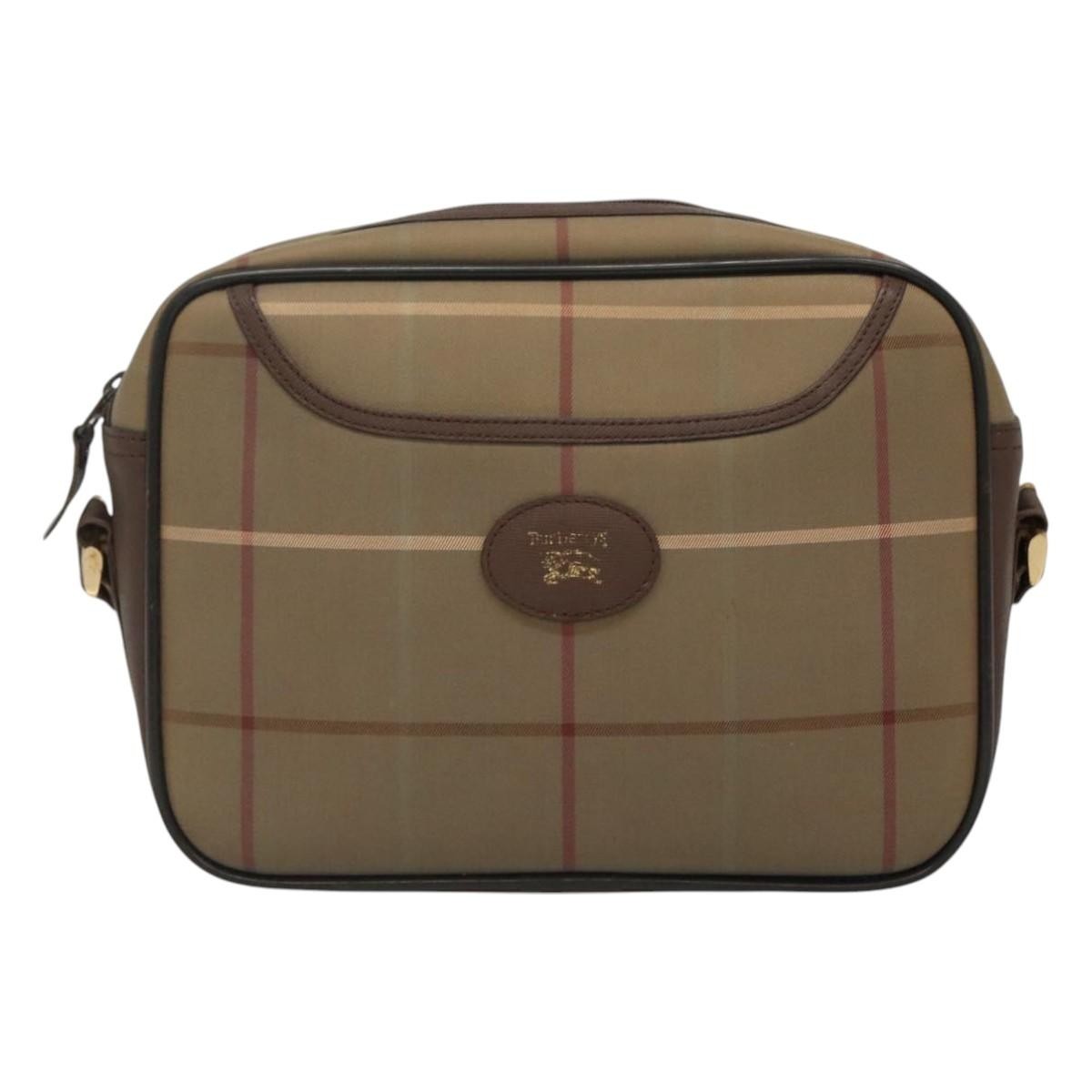 Burberry Nova check Shoulder bag Canvas and Leather - image 1
