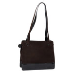 Chanel Vintage Logo Tote Suede Medium - image 1