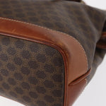 Celine Vintage Macadam Handbag Canvas and Leather - image 9