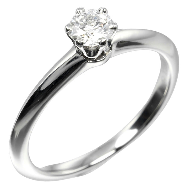 Tiffany & Co. Tiffany Setting Solitaire Ring Platinum with RBC Diamond - image 1