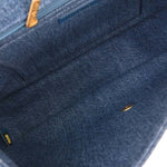 Chanel Egyptian Hieroglyph Flap Bag Denim and Shearling Medium - image 3