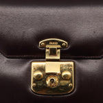 Gucci Vintage Lady Lock Top Handle Bag Leather Medium - image 13