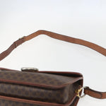 Celine Vintage Macadam Shoulder Bag Canvas Medium - image 17