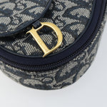 Christian Dior Vintage Saddle Coin Purse Diorissimo Canvas - image 10