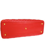 Christian Dior Vintage Lady Dior Bag Cannage Quilt Lambskin Medium - image 11