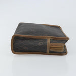 Christian Dior Vintage Honeycomb Zip Pouch Canvas and Leather - image 3
