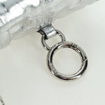 Fendi Chain Baguette Charm Bag Zucca Embossed Leather Nano - image 13