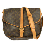 Louis Vuitton Saumur Handbag Monogram Canvas 35 - image 1