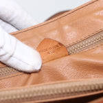 Celine Vintage Macadam Handbag Canvas and Leather - image 7