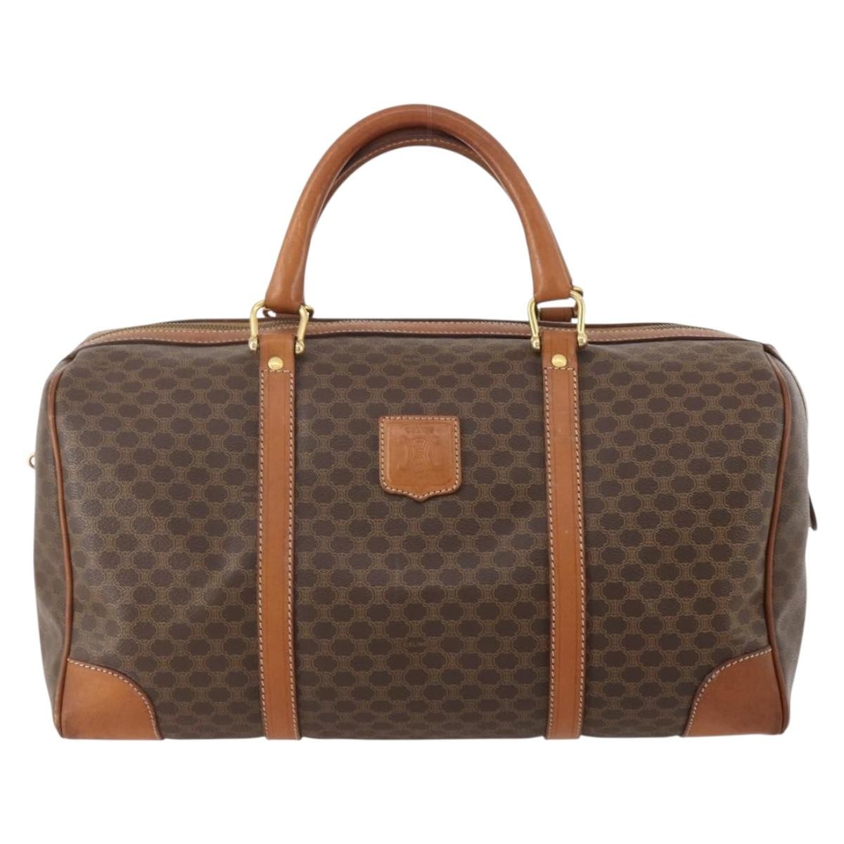 Celine Vintage Duffle Bag Macadam Coated Canvas Medium - image 1