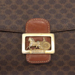 Celine Vintage Horse Carriage Macadam Shoulder Bag Canvas - image 13