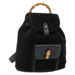 Gucci Gucci bamboo backpack daim mini - image 1