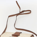 Celine Vintage Macadam Shoulder Bag Canvas and Leather - image 14