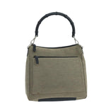 Gucci Vintage Bamboo Shoulder Bag Canvas - image 14