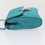 Prada Pushlock Chain Flap Bag Quilted Tessuto Mini - image 3