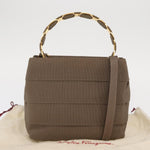 Salvatore Ferragamo Vala Handbag Canvas - image 13