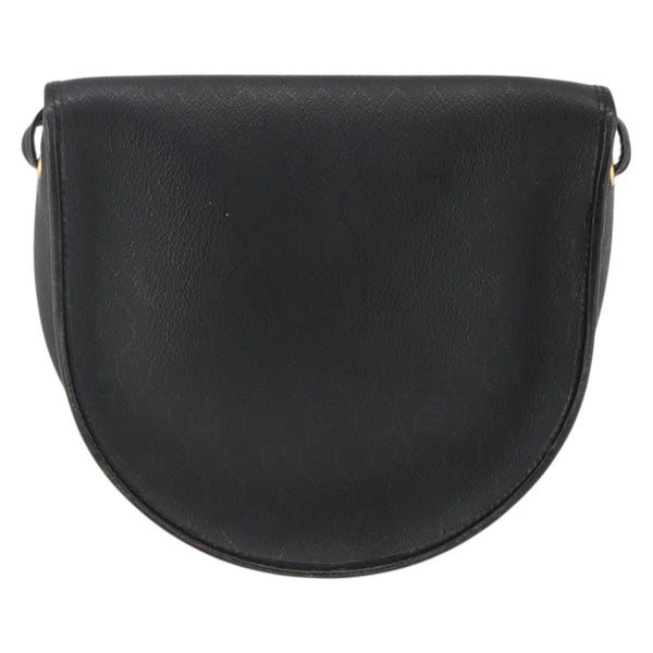 Christian Dior Vintage Honeycomb Shoulder Bag Canvas and Leather