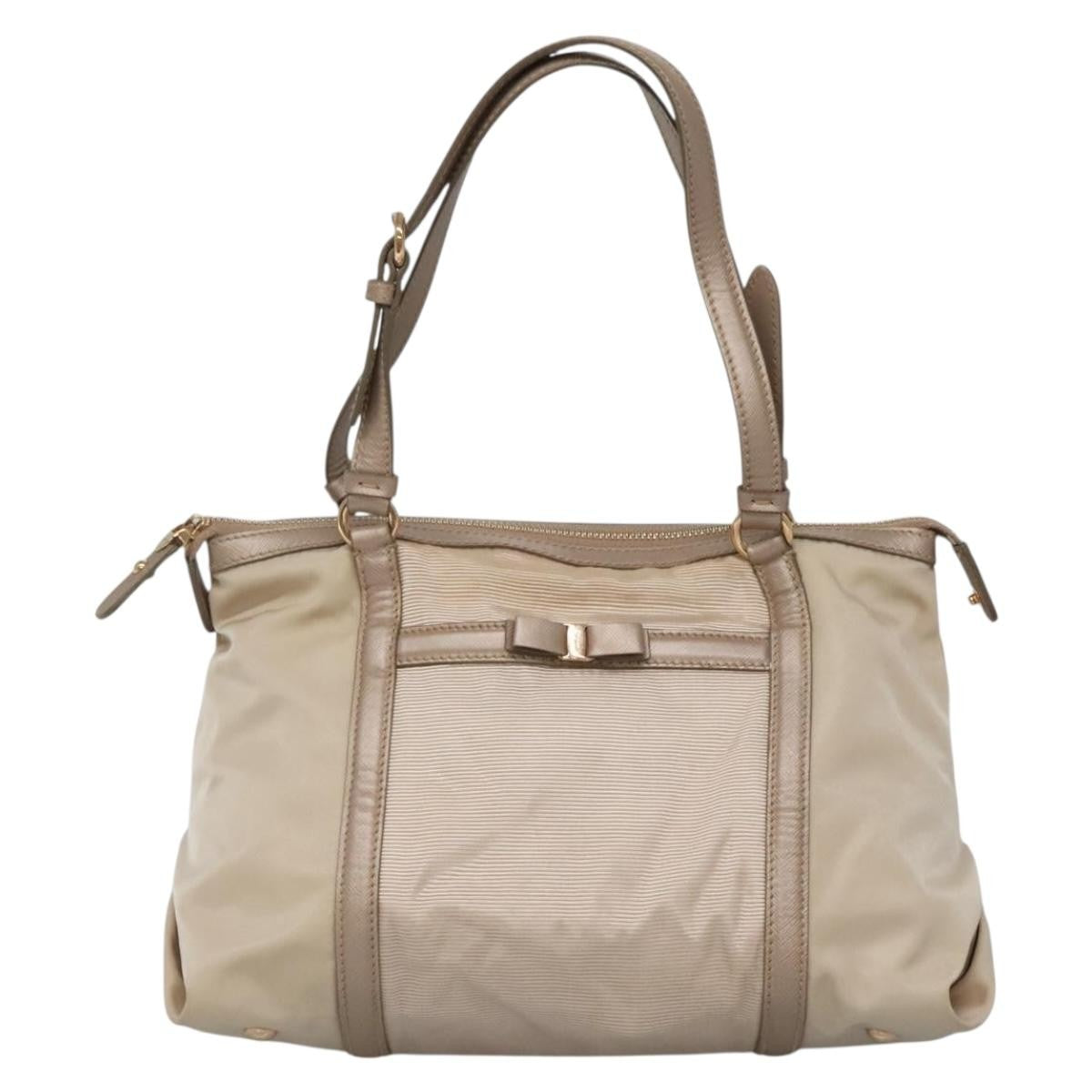 Salvatore Ferragamo Vala Handbag Nylon - image 1