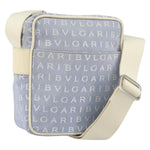Bvlgari Logomania Shoulder Bag Canvas with Leather - image 17