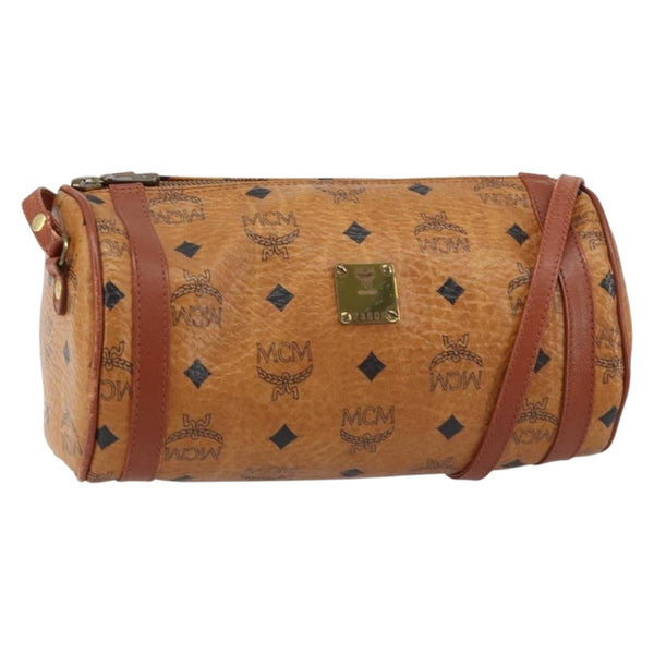 MCM Visetos Shoulder bag Canvas and Leather - image 1