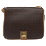 Celine Vintage Macadam Shoulder Bag Canvas and Leather - image 18