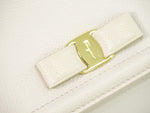 Salvatore Ferragamo Vara Bow Chain Flap Bag Leather Mini - image 7