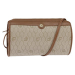 Christian Dior Vintage Honeycomb Shoulder Bag Canvas and Leather - image 17