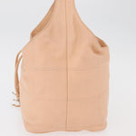 Chanel Square Stitch Tassel Hobo Quilted Leather Small - image 3