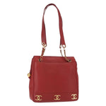Chanel Vintage Metal CC Shoulder Bag Caviar Medium - image 1