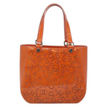 Chanel CC No.5 Shopping Tote Perforated Patent Medium - image 2