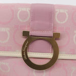 Salvatore Ferragamo Gancini Shoulder Bag Canvas - image 12