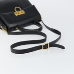 Salvatore Ferragamo Gancini Convertible Top Handle Bag Leather Medium - image 7