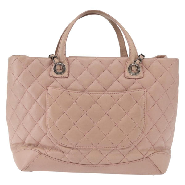 Chanel Easy Shopping Tote Quilted Calfskin Small