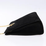 Salvatore Ferragamo Gancini Chain Shoulder Bag Suede - image 4