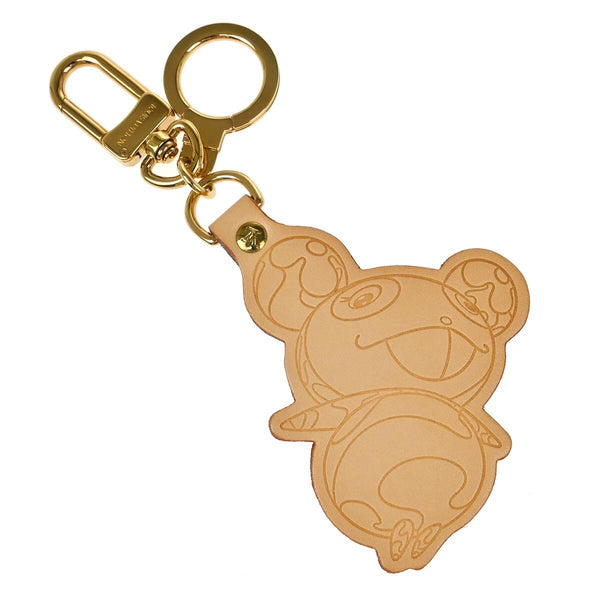 Louis Vuitton Murakami Panda Bag Charm and Keychain Vachetta Leather - image 1