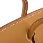 Hermes HAC Birkin Bag Brown Vache Natural with Gold Hardware 32 - image 16