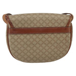 Celine Vintage Macadam Circle Logo Shoulder Bag Canvas and Leather - image 2